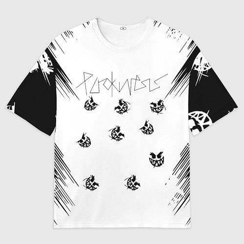 Мужская футболка оверсайз PYROKINESIS / 3D-принт – фото 1