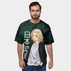 Футболка оверсайз мужская Майки, Токийские мстители, цвет: 3D-принт — фото 2