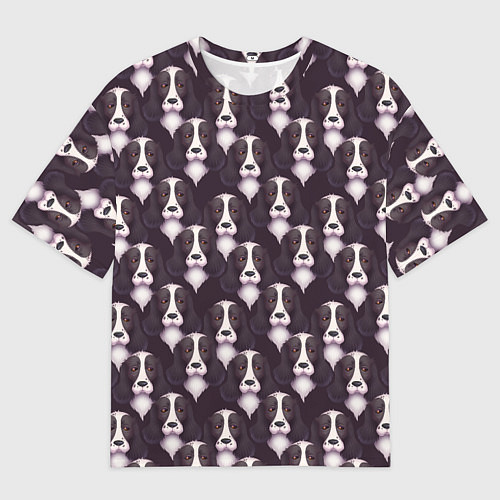 Мужская футболка оверсайз Спаниель Spaniel / 3D-принт – фото 1