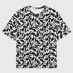 Футболка оверсайз мужская Щенки Французского Бульдога, цвет: 3D-принт