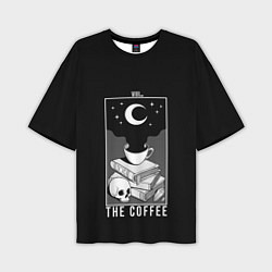 Мужская футболка оверсайз The Coffee Occult