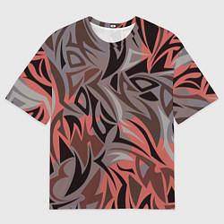 Мужская футболка оверсайз Абстракция Энергия