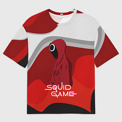 Мужская футболка оверсайз Игра в кальмара