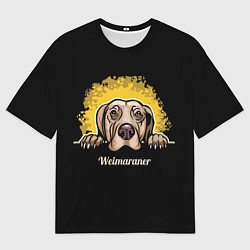 Футболка оверсайз мужская Веймаранер Weimaraner, цвет: 3D-принт