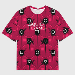 Мужская футболка оверсайз ИГРА В КАЛЬМАРА ПАЛАЧИ