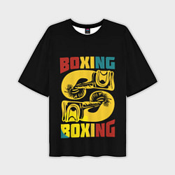 Мужская футболка оверсайз Бокс, Boxing