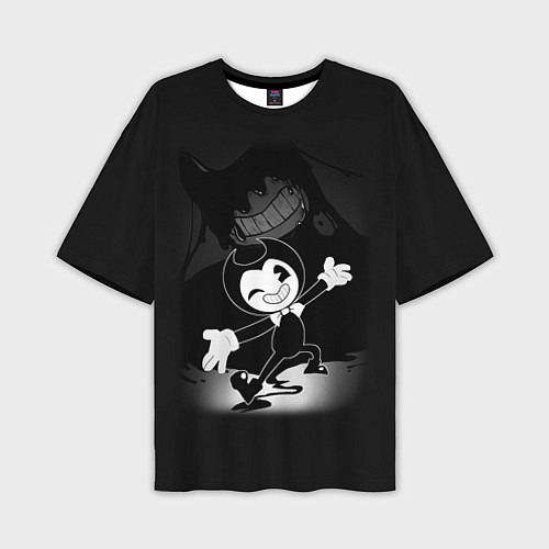 Мужская футболка оверсайз BENDY - БЕНДИ ИГРА / 3D-принт – фото 1