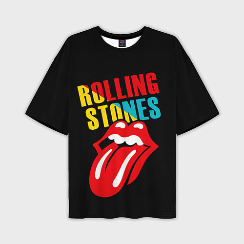 Мужская футболка оверсайз Роллинг Стоунз Rolling Stones / 3D-принт – фото 1