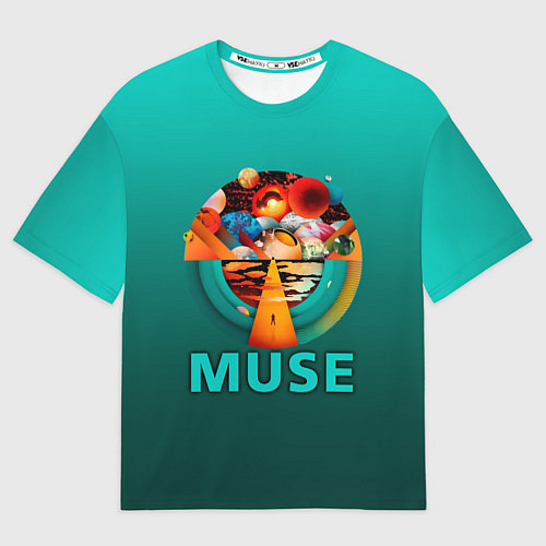 Мужская футболка оверсайз The Resistance - Muse / 3D-принт – фото 1