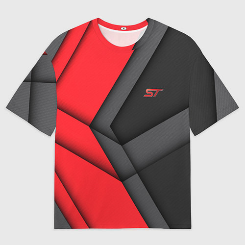 Мужская футболка оверсайз ST FORD спина / 3D-принт – фото 1
