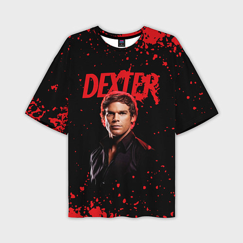 Мужская футболка оверсайз Dexter Декстер / 3D-принт – фото 1