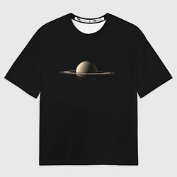 Мужская футболка оверсайз Красавец Сатурн