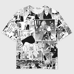 Футболка оверсайз мужская Токийские мстители манга, цвет: 3D-принт