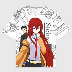 Футболка оверсайз мужская Врата Штейна SteinsGate, цвет: 3D-принт