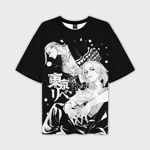 Мужская футболка оверсайз Токийские мстители: Майки и Дракен / 3D-принт – фото 1