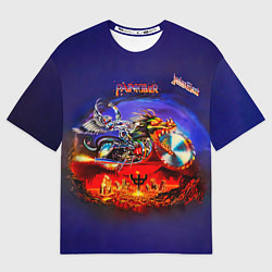 Мужская футболка оверсайз Painkiller - Judas Priest