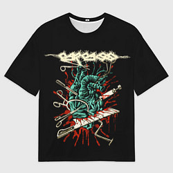 Мужская футболка оверсайз Carcass