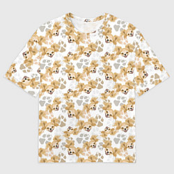 Мужская футболка оверсайз Собака Чихуахуа Chihuahua