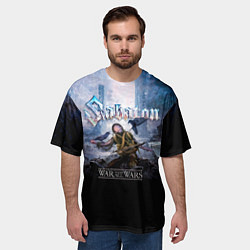 Футболка оверсайз мужская The War to End All Wars - Sabaton, цвет: 3D-принт — фото 2