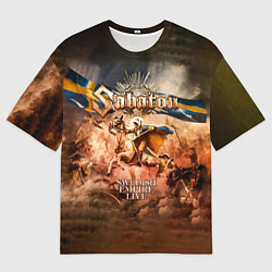 Мужская футболка оверсайз Swedish Empire Live - Sabaton