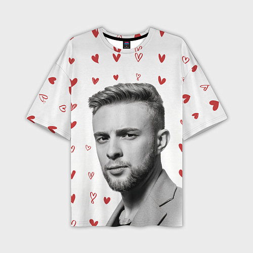 Мужская футболка оверсайз Похититель сердец ЕГОР КРИД / 3D-принт – фото 1