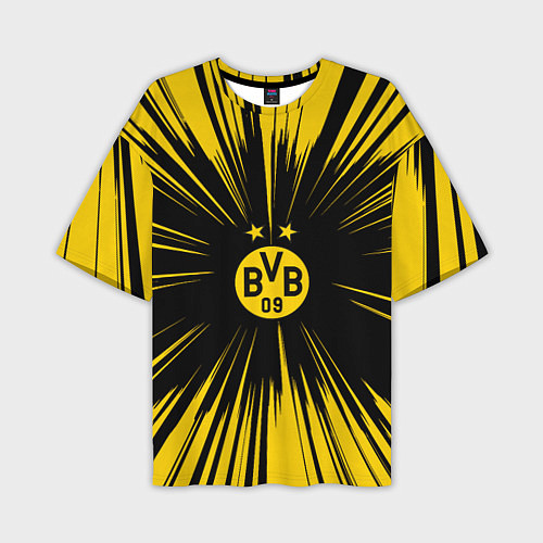 Мужская футболка оверсайз Borussia Dortmund Crush Theme / 3D-принт – фото 1