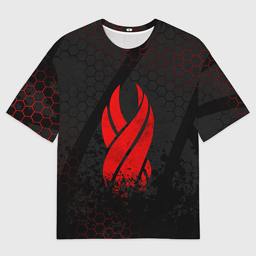 Мужская футболка оверсайз DEAD SPACE ОБЕЛИСК МЁРТВЫЙ КОСМОС / 3D-принт – фото 1