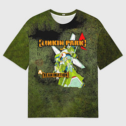 Мужская футболка оверсайз Reanimation - Linkin Park