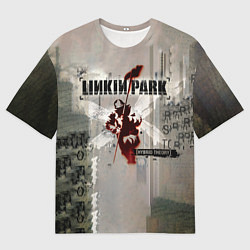Футболка оверсайз мужская Hybrid Theory Live Around The World - Linkin Park, цвет: 3D-принт