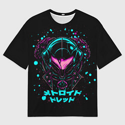 Мужская футболка оверсайз Metroid Dread Метроид