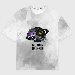 Футболка оверсайз мужская Murder Drones Дроны Убийцы, цвет: 3D-принт