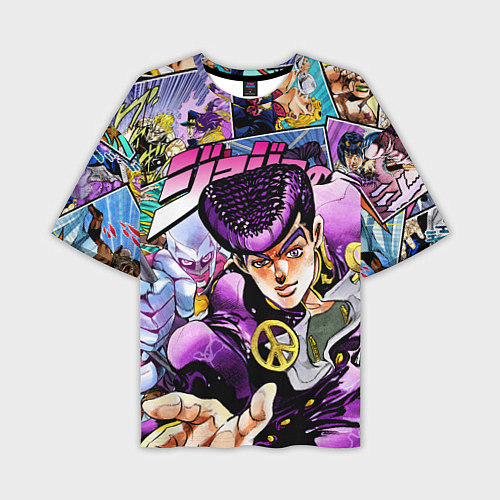 Мужская футболка оверсайз JoJos Bizarre Adventure: Josuke / 3D-принт – фото 1