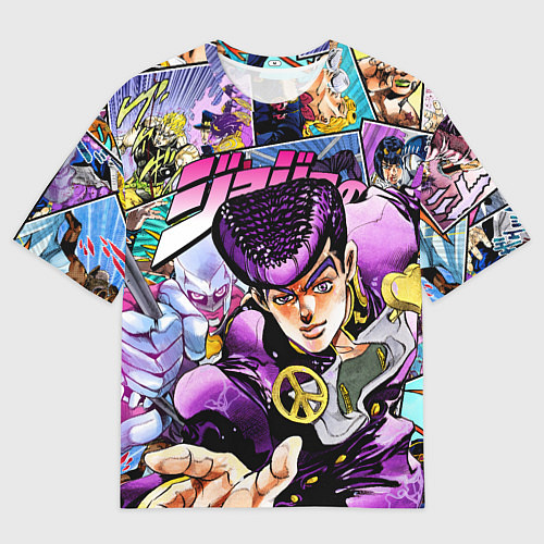 Мужская футболка оверсайз JoJos Bizarre Adventure: Josuke / 3D-принт – фото 1