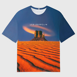 Футболка оверсайз мужская Led Zeppelin коллекционное, цвет: 3D-принт