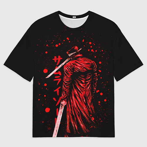 Мужская футболка оверсайз Katana Man Chainsaw Man / 3D-принт – фото 1