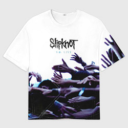 Мужская футболка оверсайз 9 0: Live - Slipknot