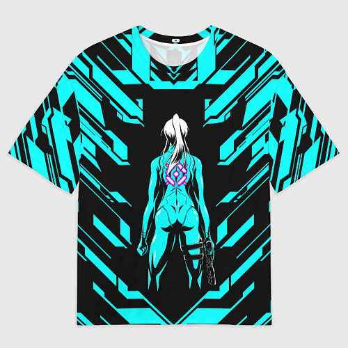 Мужская футболка оверсайз Samus Metroid / 3D-принт – фото 1