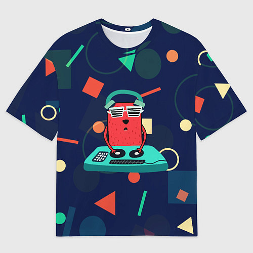 Мужская футболка оверсайз Играющий по жизни / 3D-принт – фото 1