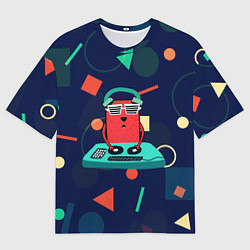 Мужская футболка оверсайз Играющий по жизни