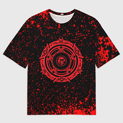 Мужская футболка оверсайз Демоны старшей школы Клан Гремори