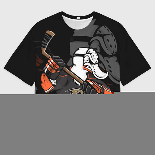 Мужская футболка оверсайз Анахайм Дакс, Anaheim Ducks / 3D-принт – фото 1
