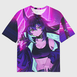 Мужская футболка оверсайз Тян Самурай