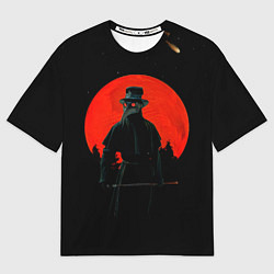 Мужская футболка оверсайз Plague doctor ЧУМНОЙ ДОКТОР