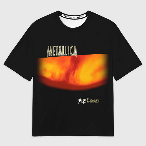 Мужская футболка оверсайз Metallica ReLoad / 3D-принт – фото 1