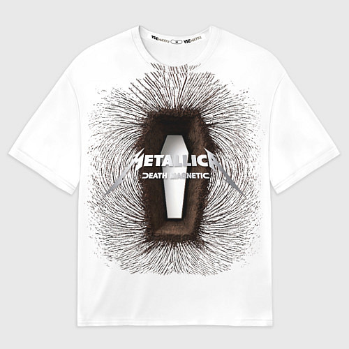 Мужская футболка оверсайз Death Magnetic - Metallica / 3D-принт – фото 1