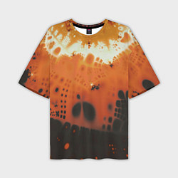 Мужская футболка оверсайз Коллекция Journey Оранжевый взрыв 126-3 2