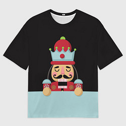 Мужская футболка оверсайз Кукла Щелкунчик