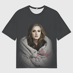 Футболка оверсайз мужская Фото Адель, цвет: 3D-принт