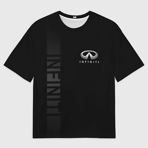 Мужская футболка оверсайз Infiniti, Инфинити / 3D-принт – фото 1