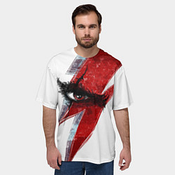 Футболка оверсайз мужская ГЛАЗ КРАТОСА, БОГ ВОЙНЫ GOD OF WAR, цвет: 3D-принт — фото 2